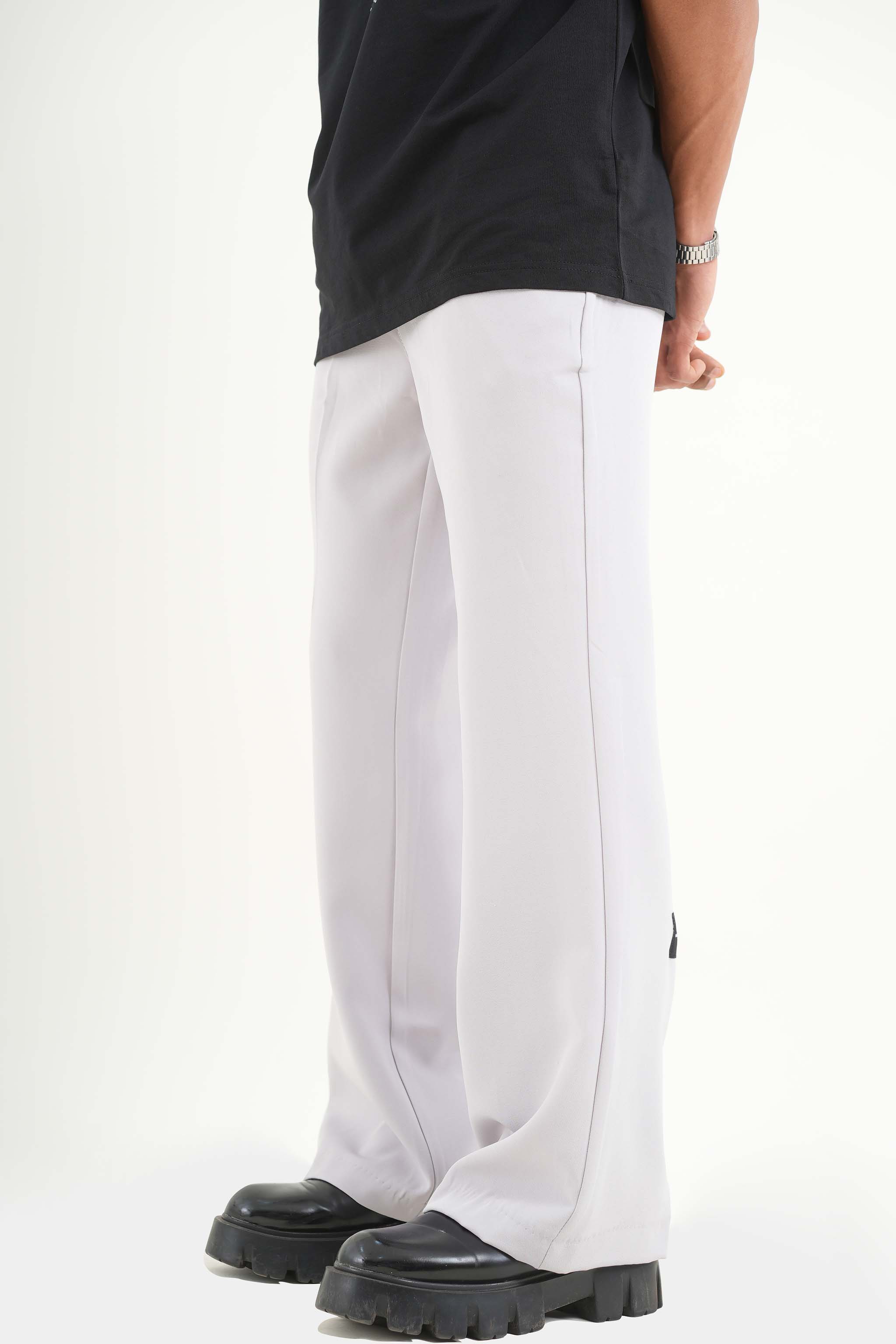 Buy CLOUD GREY KOREAN PANT Online at Main Character India