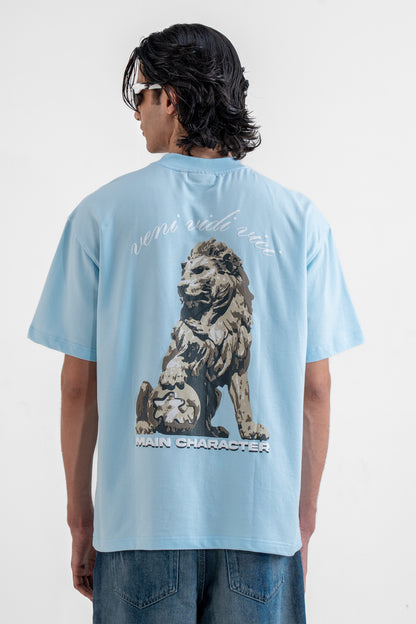 Veni Vidi Vici Blue Oversized T-Shirt