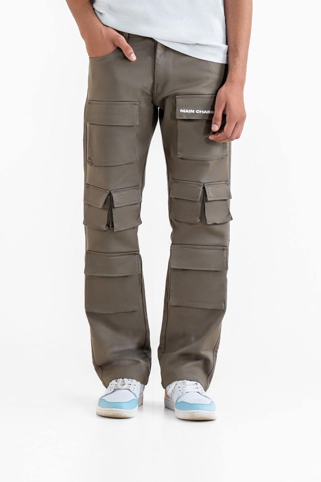 Sage Green Utility Cargo