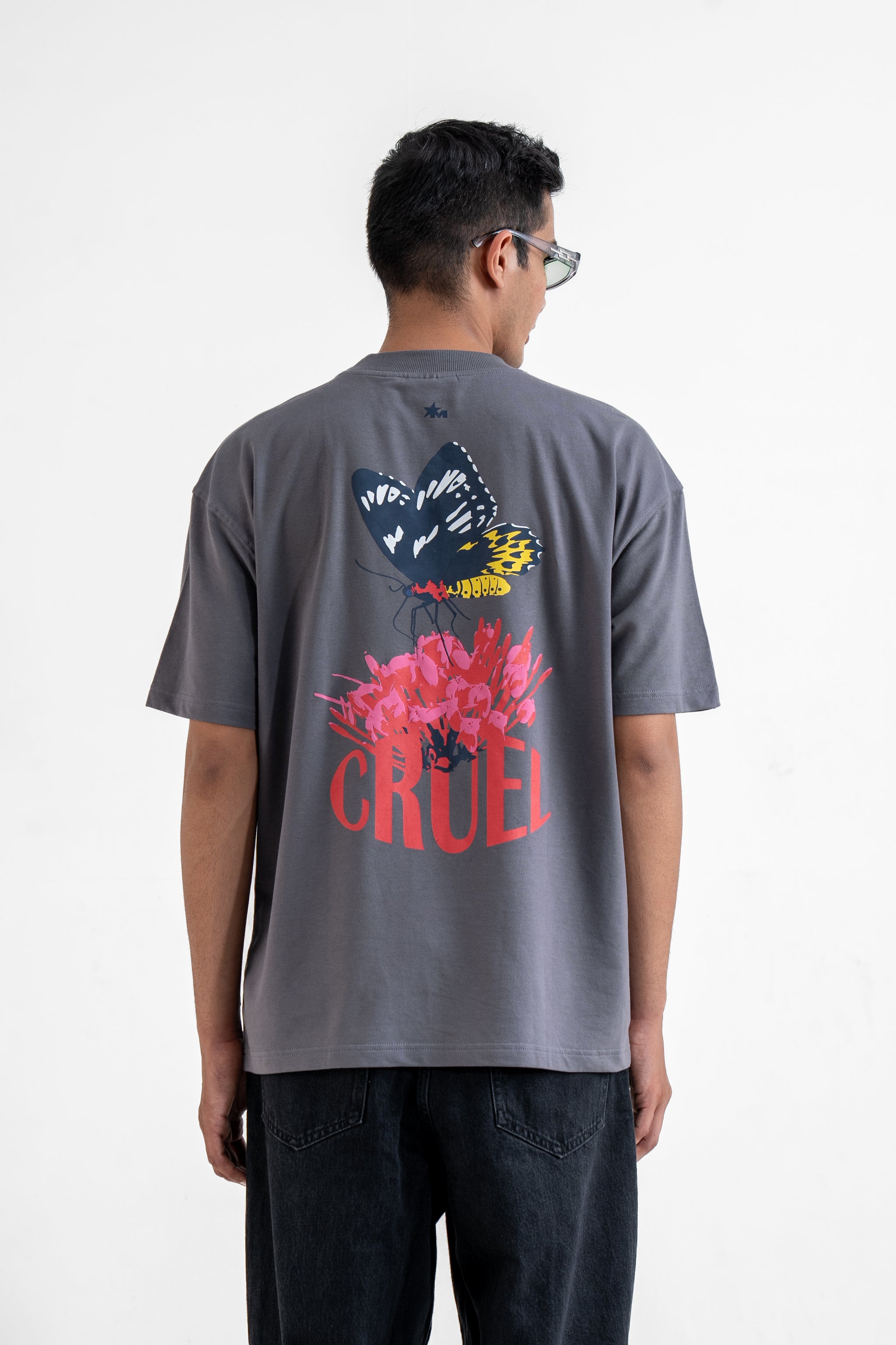 Buy Cruel Gray Oversized T-Shirt Online at Main Character India