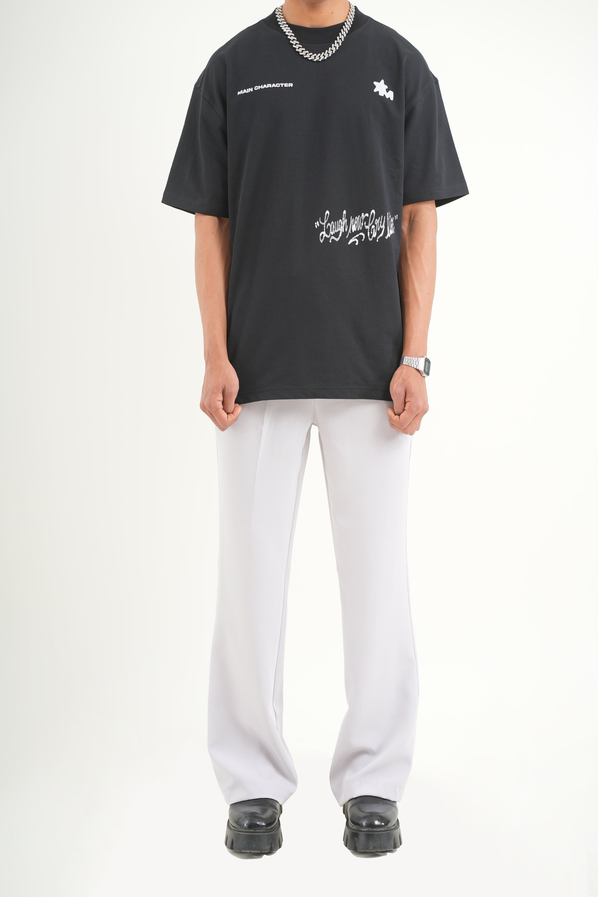 Buy CLOUD GREY KOREAN PANT Online at Main Character India