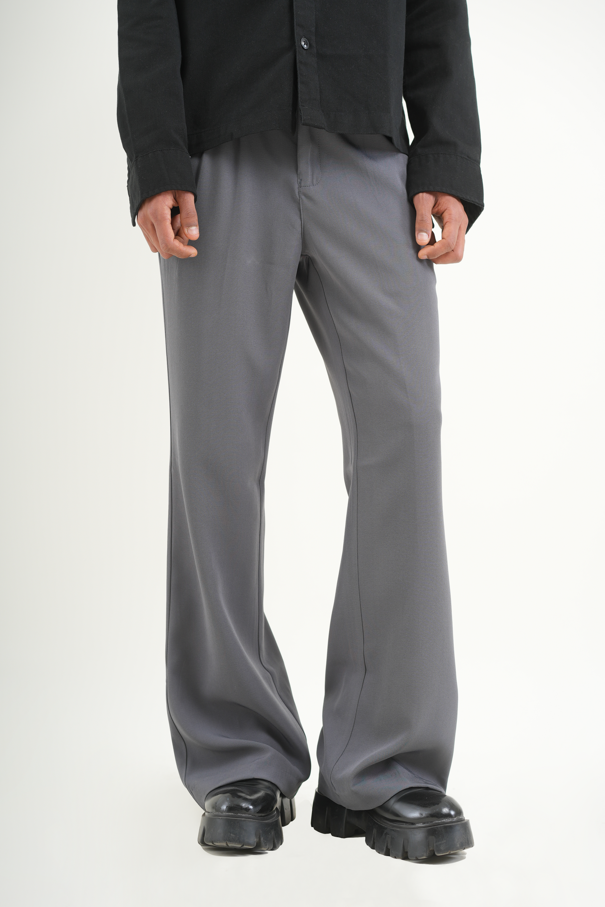 SMOKEY GREY KOREAN PANT - Buy Korean pants Online in India at Main Character