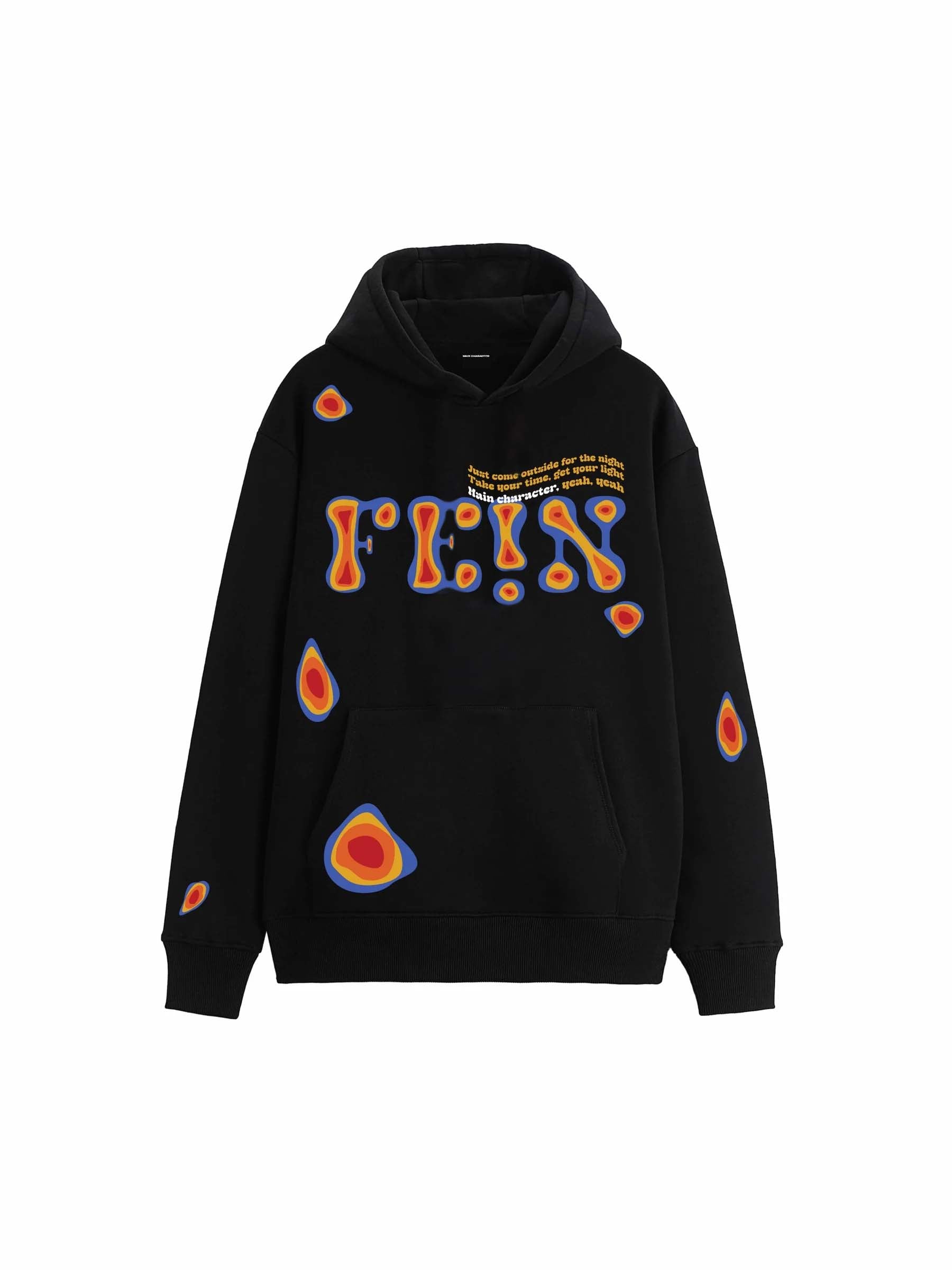 Buy Fein Black Oversized Hoodie Online at Main Character India