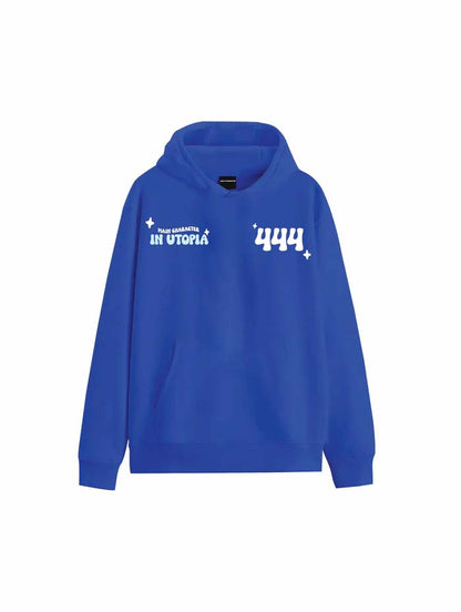 Buy I Know Blue Oversized Hoodie Online at Main Character India