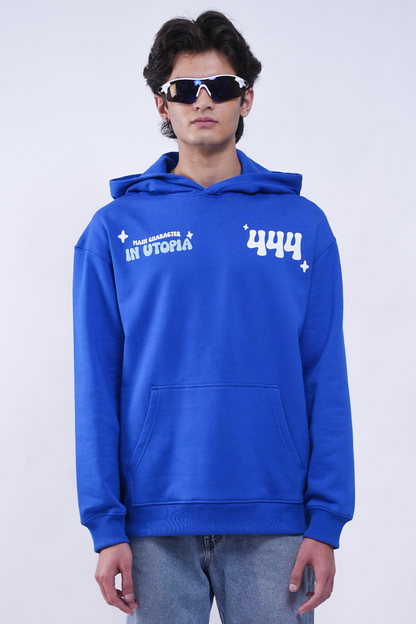 I Know Blue Oversized Hoodie