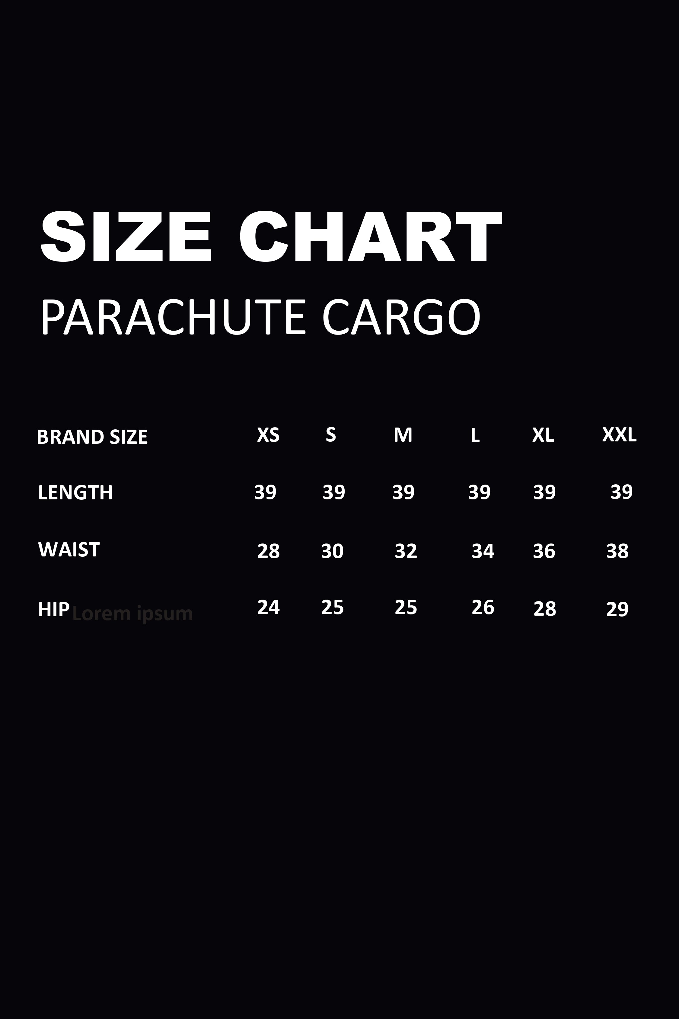 Parachute Unisex Cargo